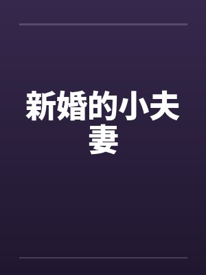 新婚的小夫妻封面