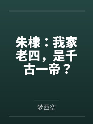 朱棣：我家老四，是千古一帝？封面