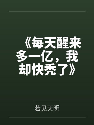 《每天醒来多一亿，我却快秃了》封面