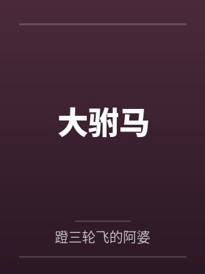 大驸马封面