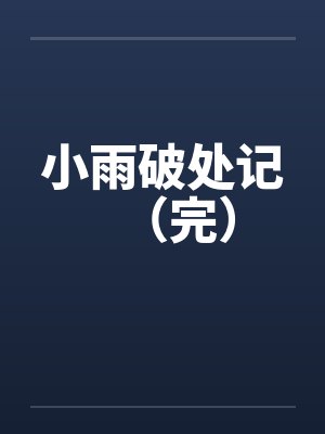 小雨破处记（完）封面